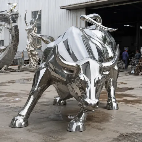 A lowered head and forward stance suggest a bull preparing to charge.